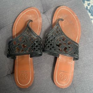 Tory Burch Black Sandals size 9
